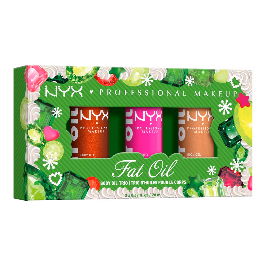 NYX Professional Makeup  Fat Oil Mini Body Oil Trio
