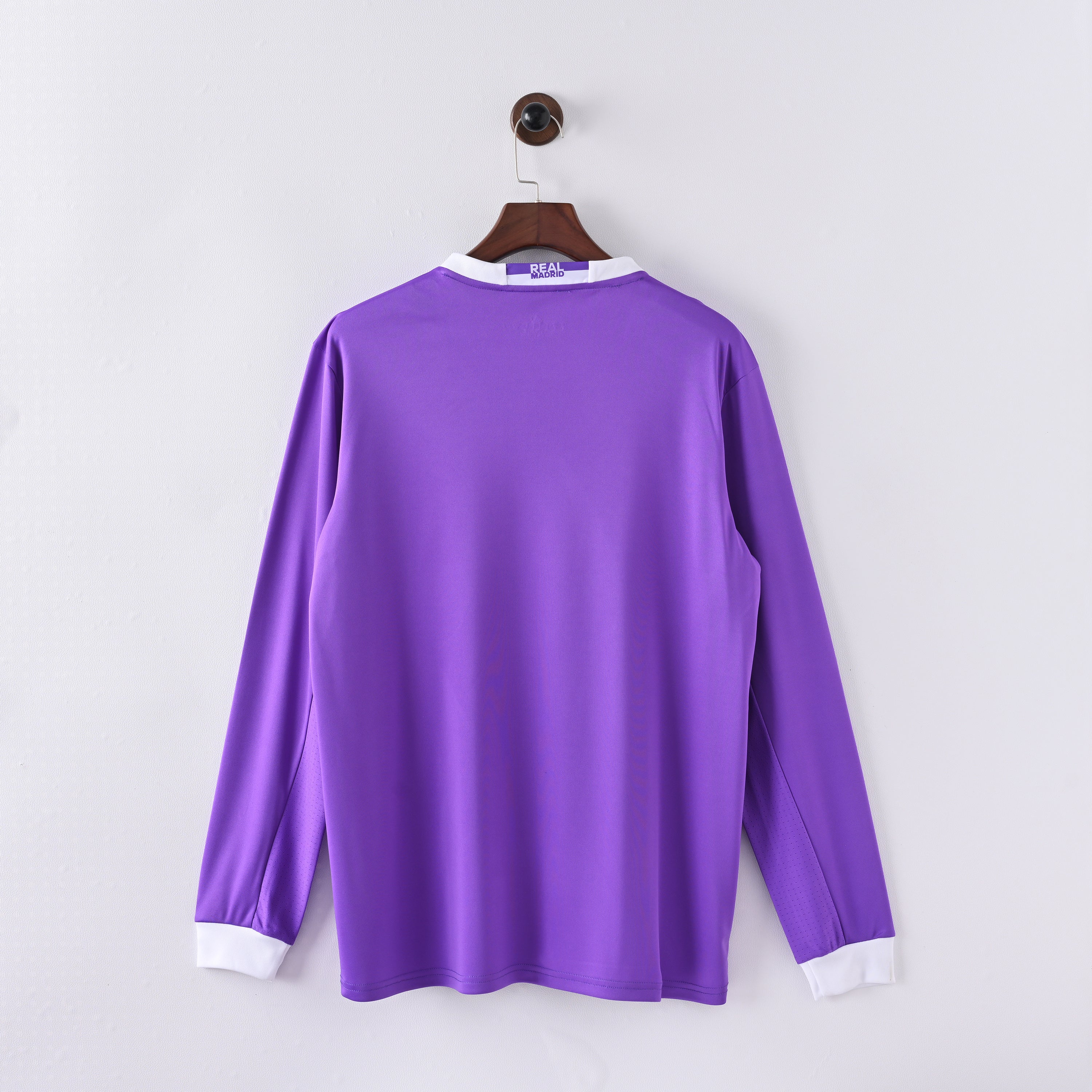 Real Madrid Long Sleeve Retro Vintage Away Jersey Men 2016-2017