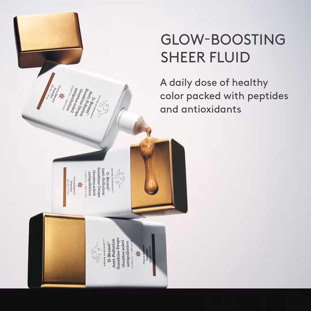Drunk Elephant  D-Bronzi Anti-Pollution Bronzing Drops with Peptides