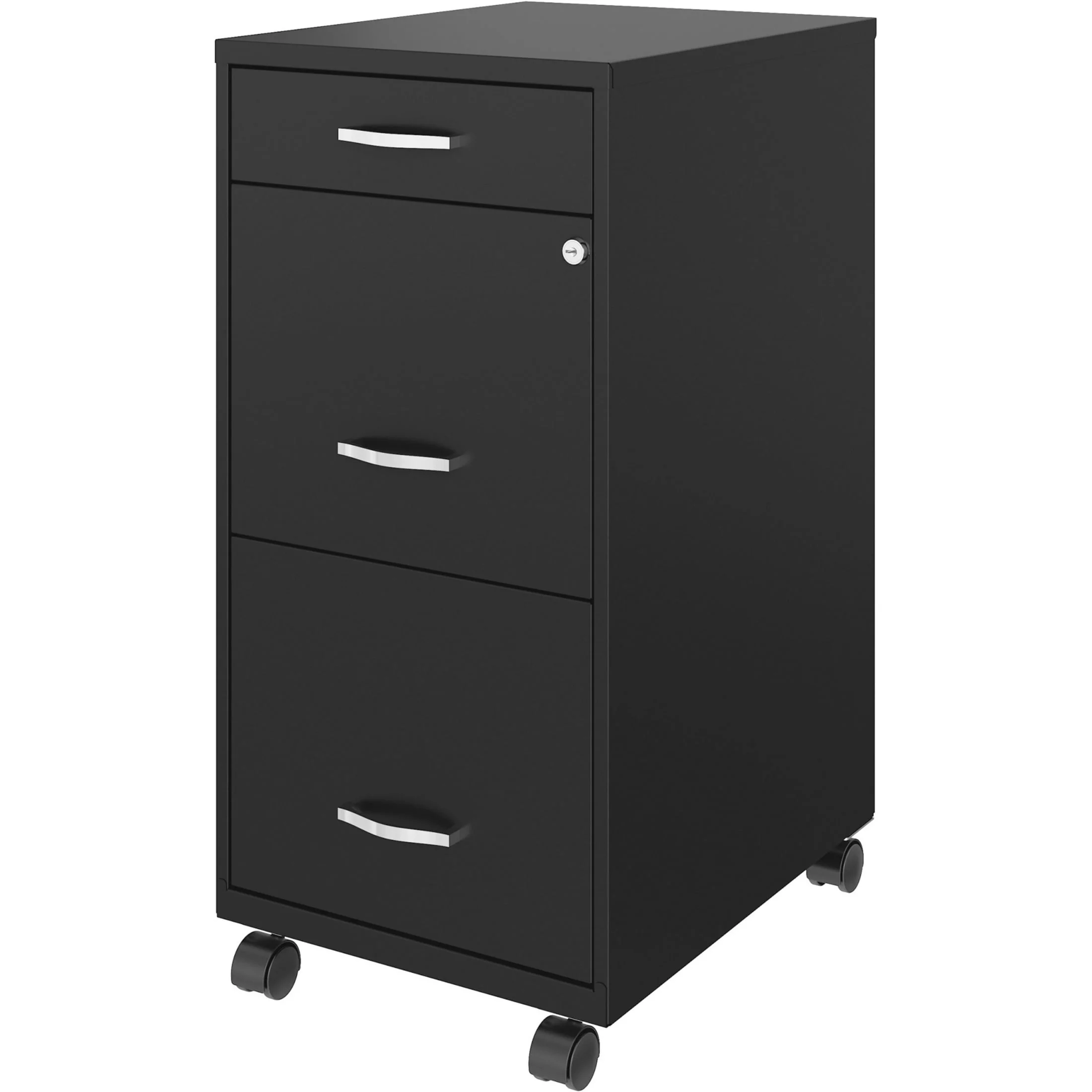 Lorell SOHO Box/File/File 3-Drawer Mobile File Cabinet
