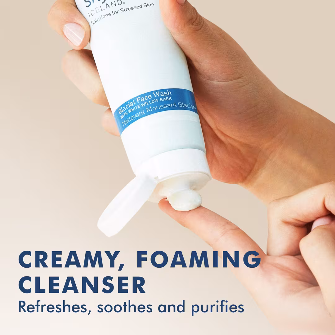 Skyn Iceland  Glacial Face Wash with Willow Bark