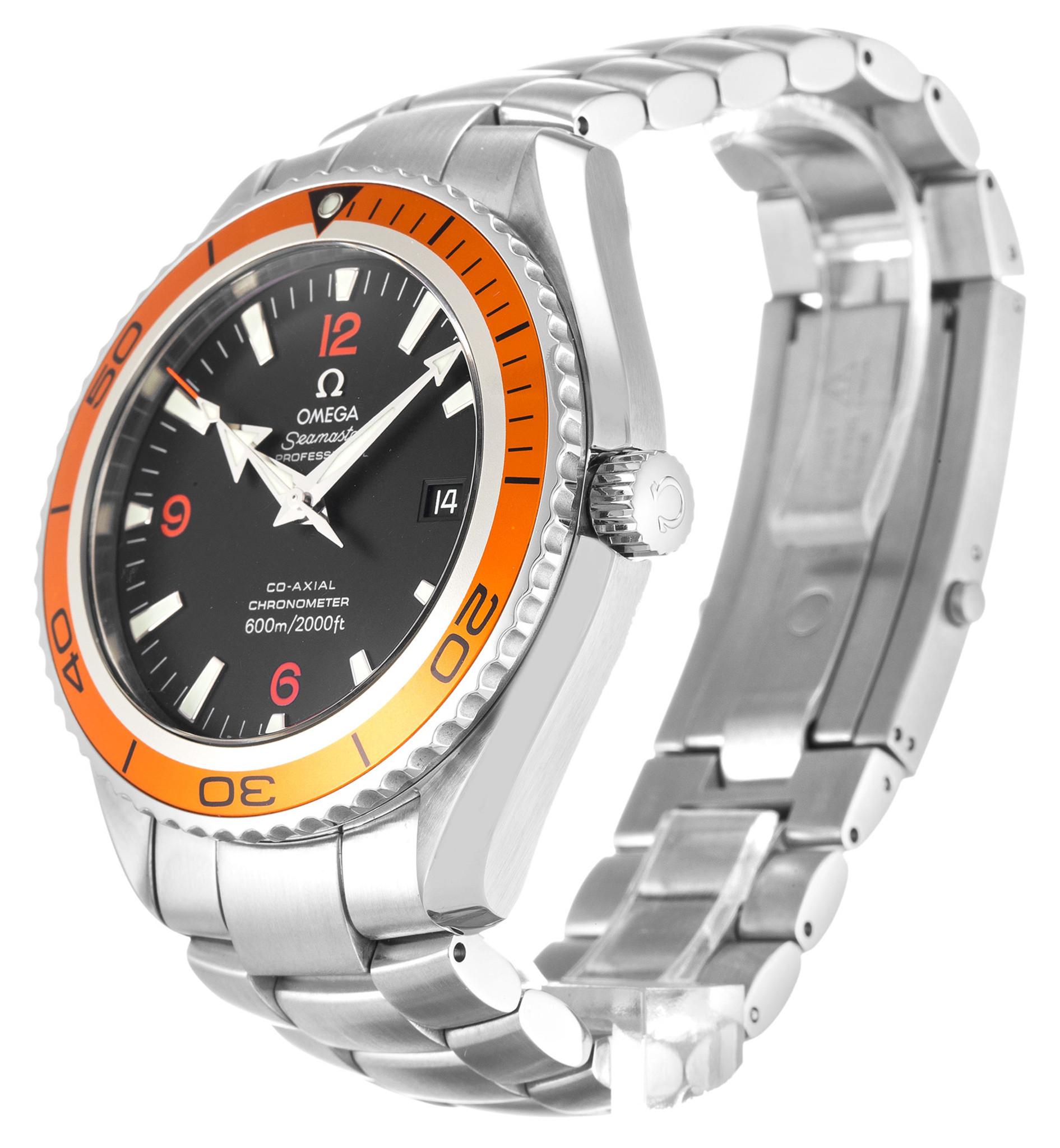 Replica Omega Planet Ocean 2208.50.00 Black Dial Stick Markers 45.5MM