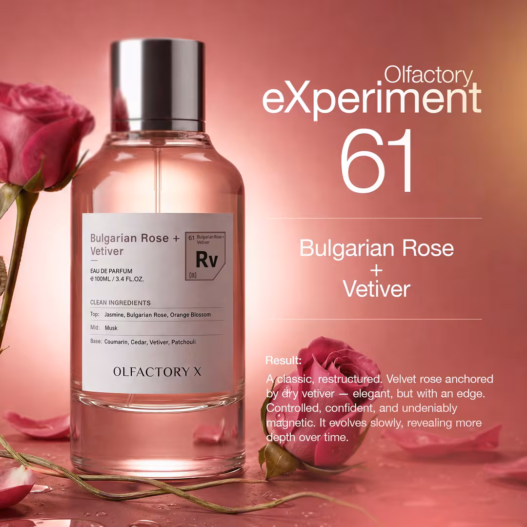 OLFACTORY X  Bulgarian Rose + Vetiver Eau de Parfum