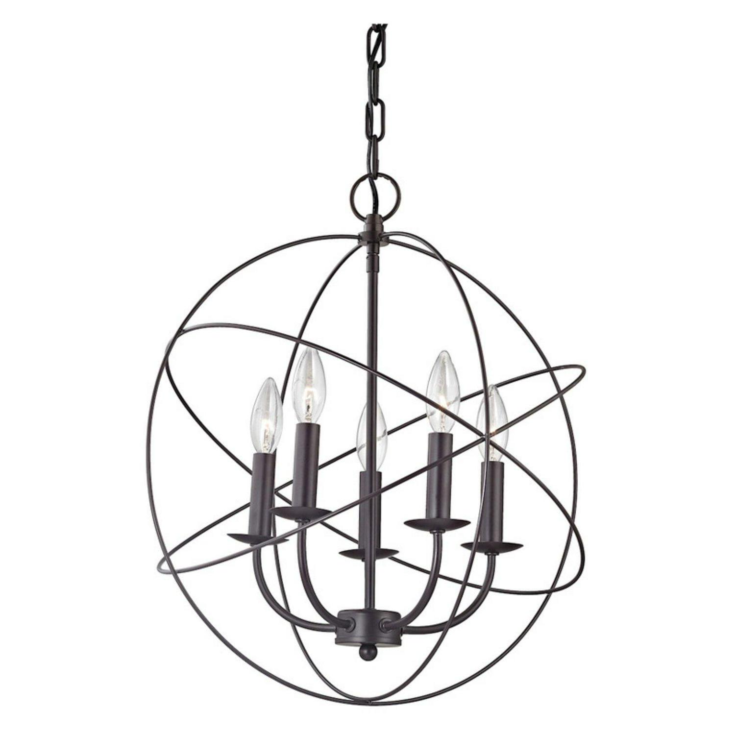 Elk Home Williamsport 5 Light Chandelier. Modern. Oil Rubbed Bronze