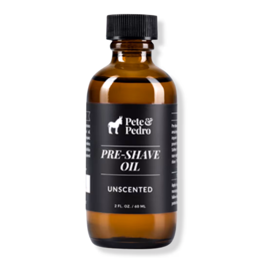 Pete & Pedro  Pre-Shave Oil For Reduced Razor Burn & In-Grown Hairs