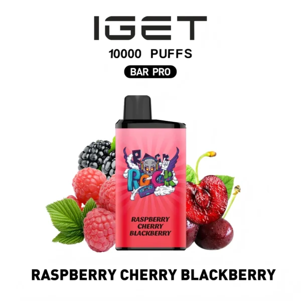 IGET BAR PRO 10000 Raspberry Cherry Blackberry