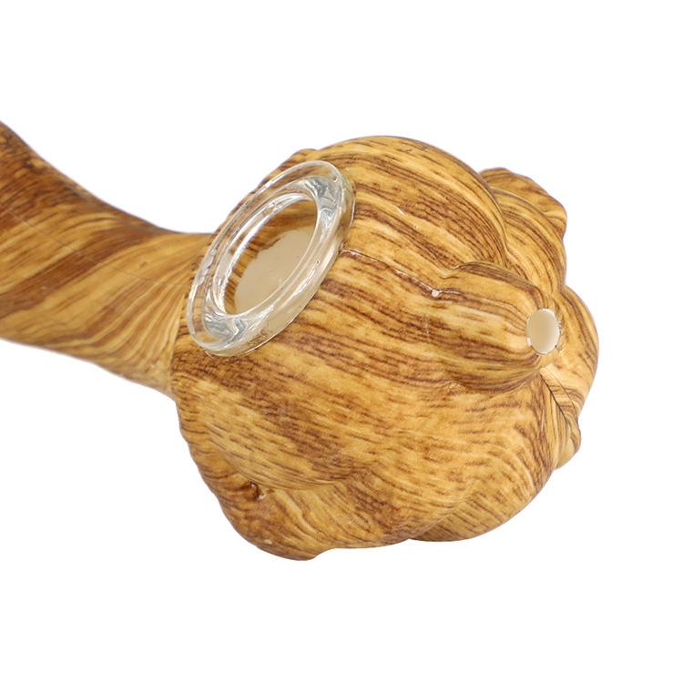 Wood Printing Silicone Hand Pipe