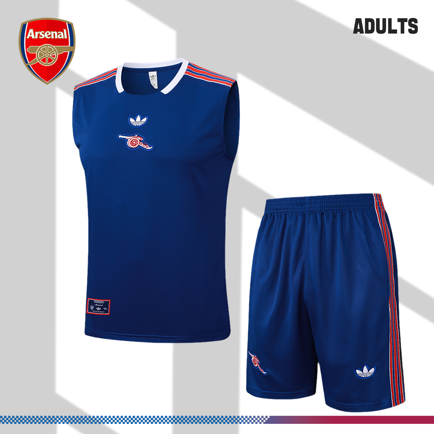2025/2026 Arsenal Dark Blue Adult Vest Training Wear (Adult Kit)