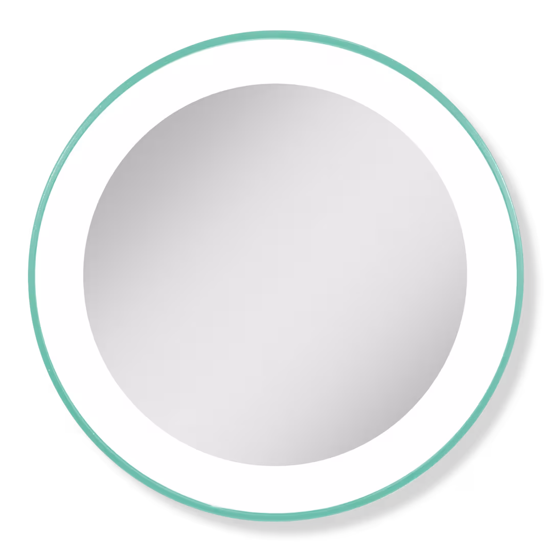 Zadro  LED Ring Lighted Compact Mirror with 10X, Suction Cups