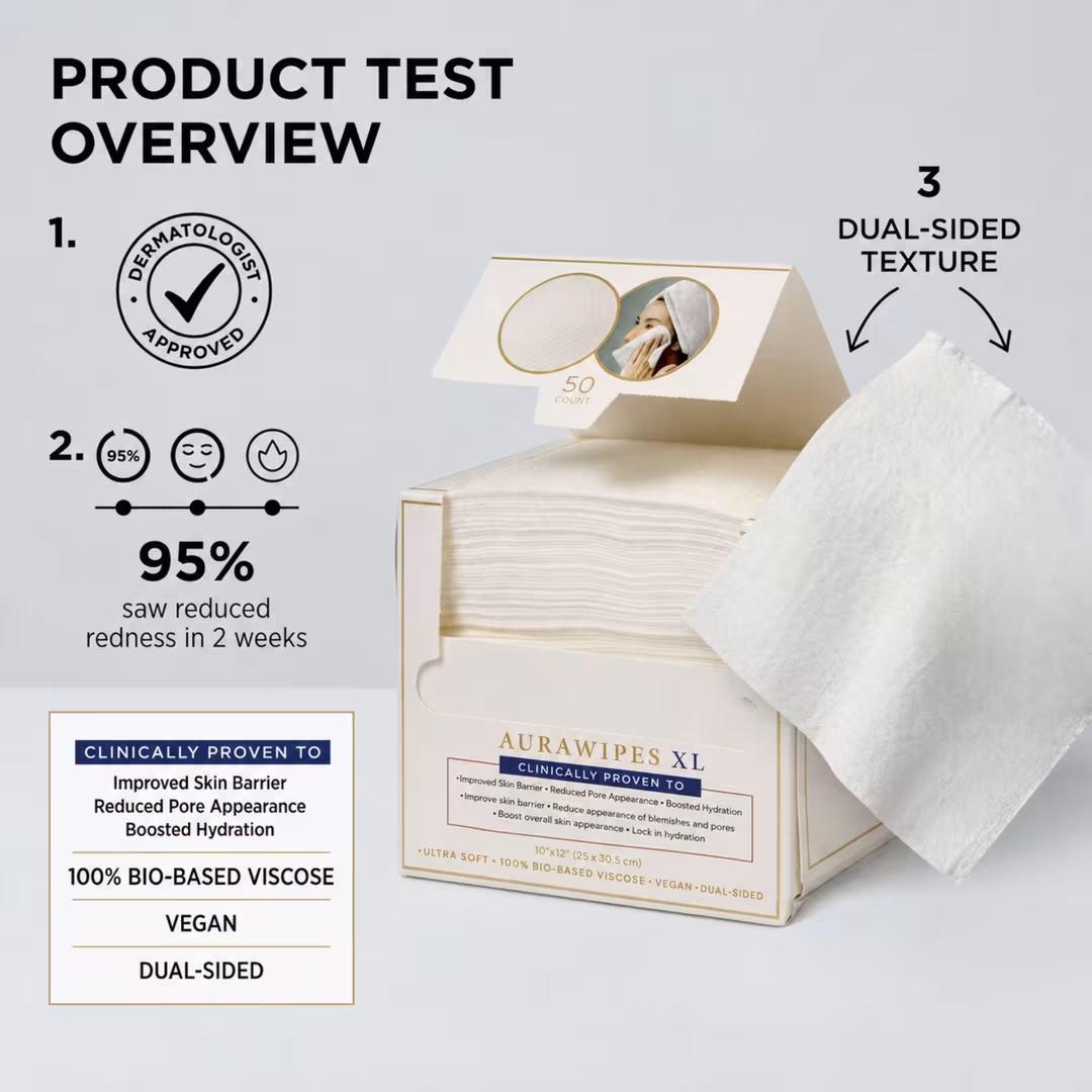 Borghese Spa  Aurawipes XL Facial Towels