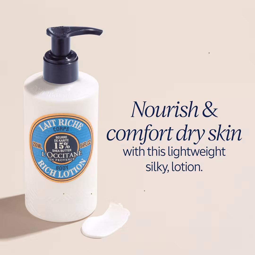 L'Occitane  Shea Butter Rich Hydrating Body Lotion