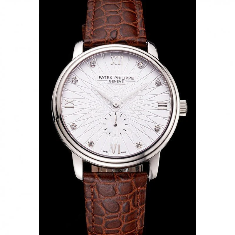 Patek Philippe Calatrava Date Dial White 41 mm, Stainless Steel