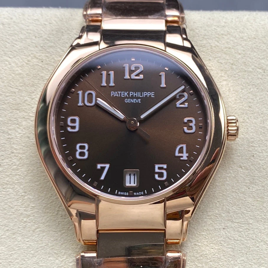 PATEK Twenty-Four 36mm Pink Gold Chocolate Dial