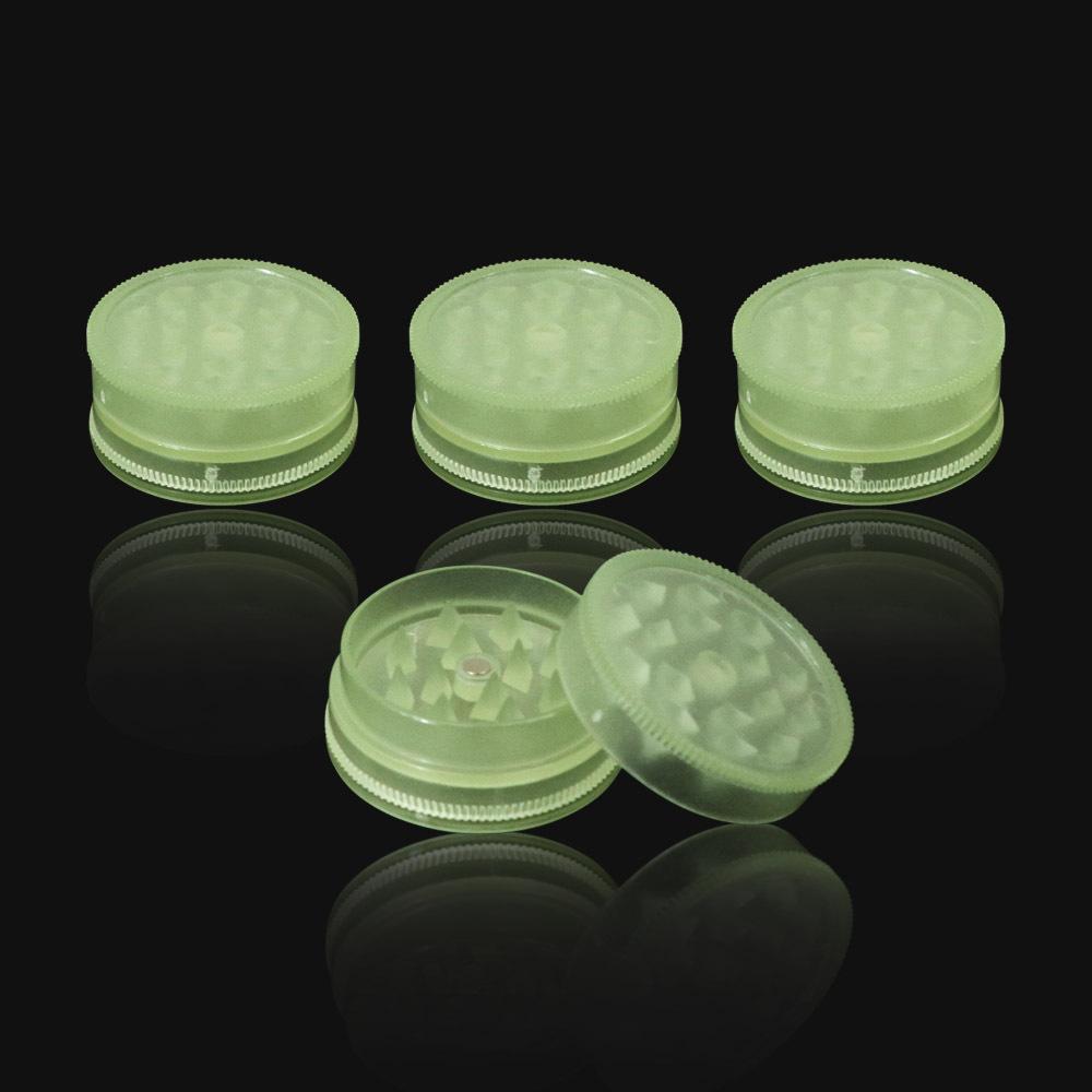 Luminous Plastic 2 Layer Herb Grinder