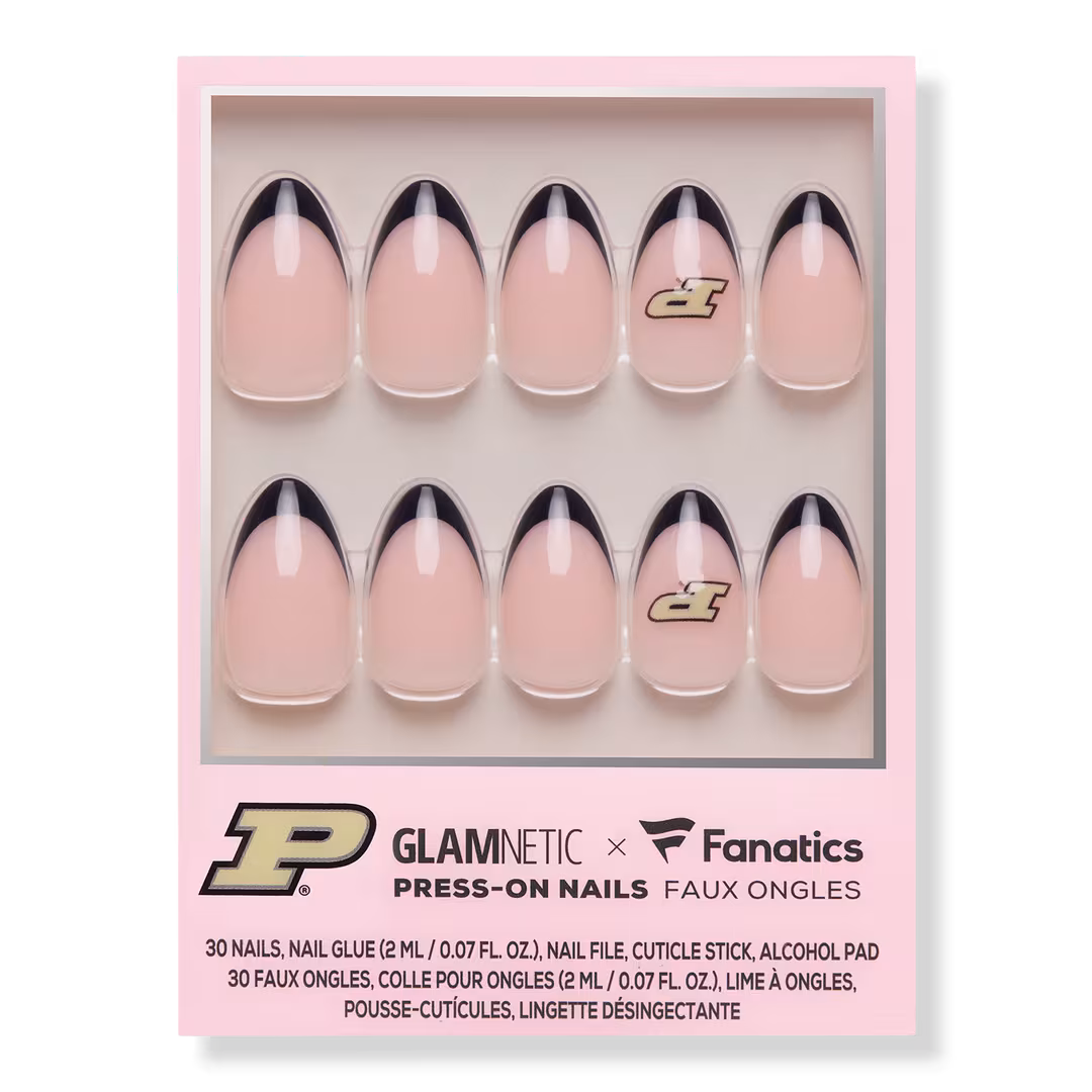 Glamnetic x Fanatics Nail  Purdue Boilermakers Press-On Nails
