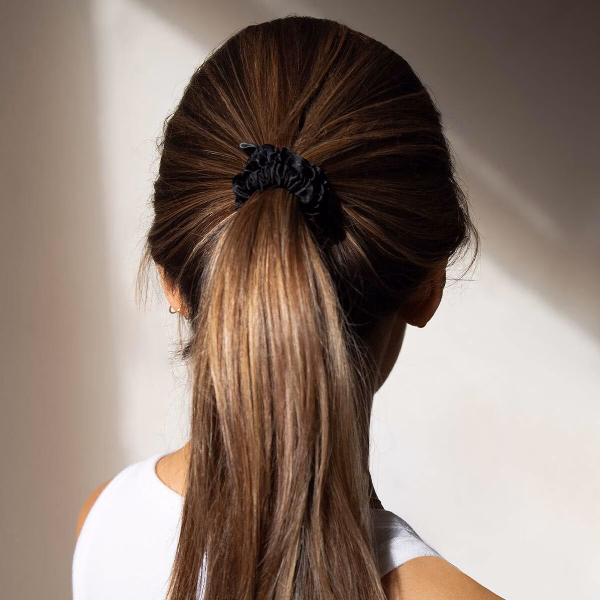 Skinny Scrunchie Set - Damask Rose, Dusty Gold & Black Jade