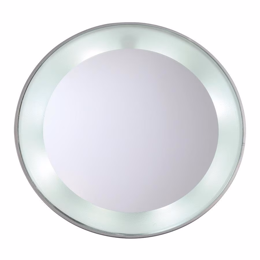LED 15X Mini Mirror - Silver