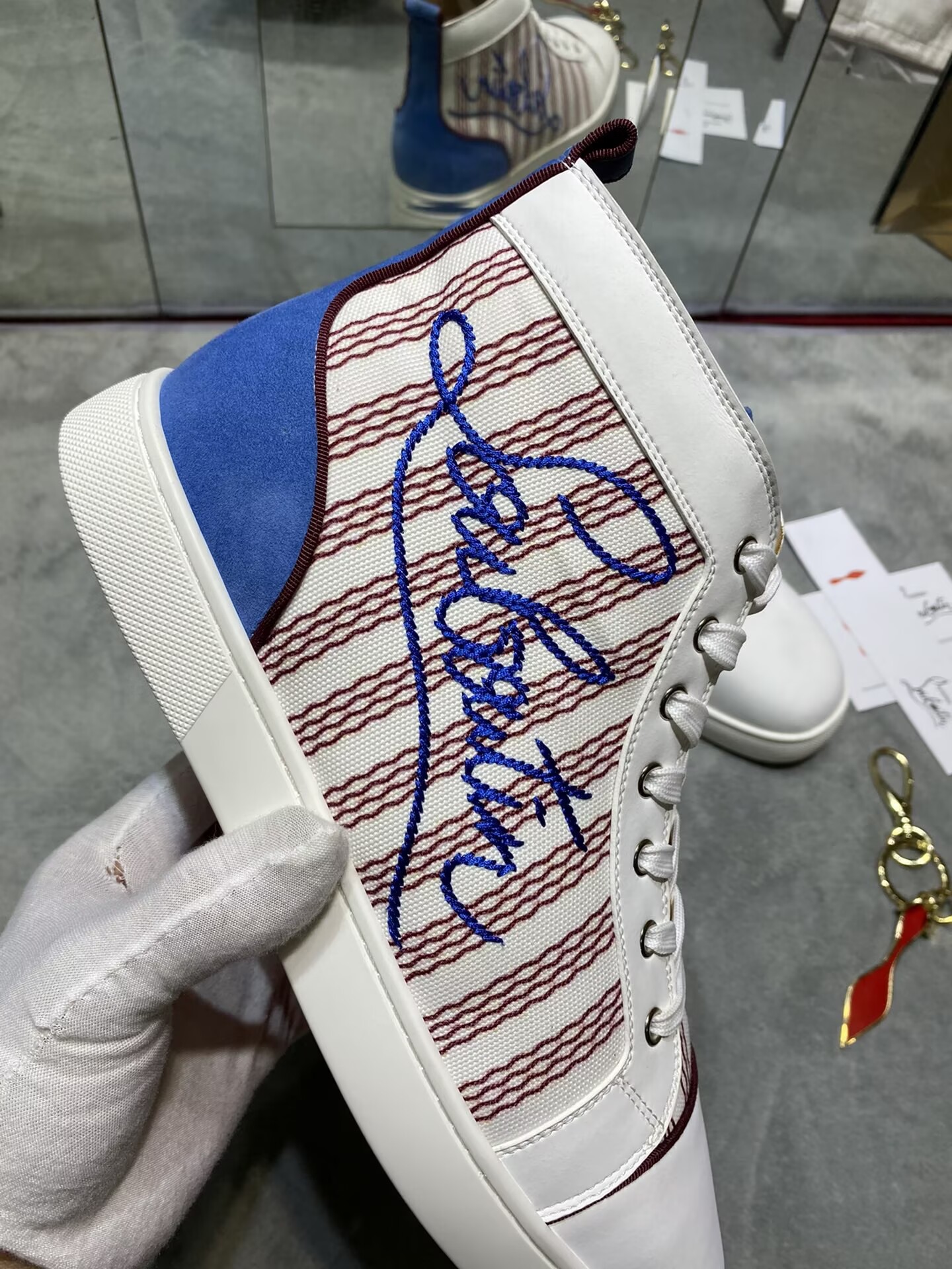 Christian Louboutin Red bottom High-Top - CCSHOES