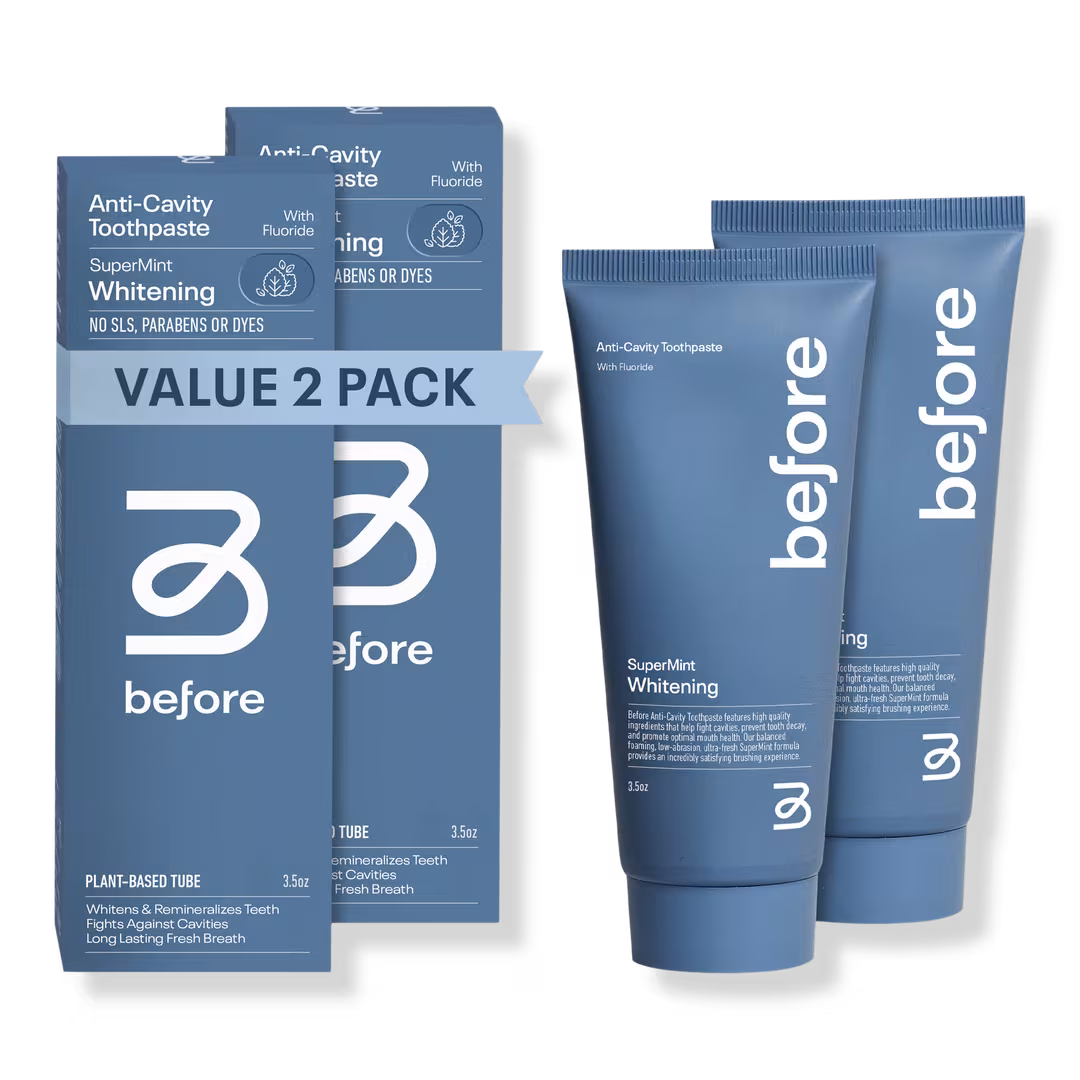 Before Oral Care  Before Anti-Cavity SuperMint Whitening 2-Pack