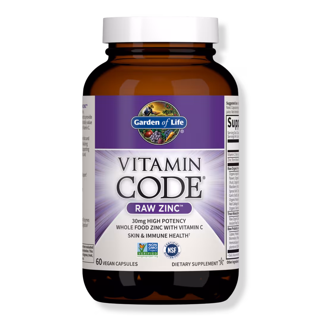 Garden of Life  Vitamin Code Raw Zinc Capsules
