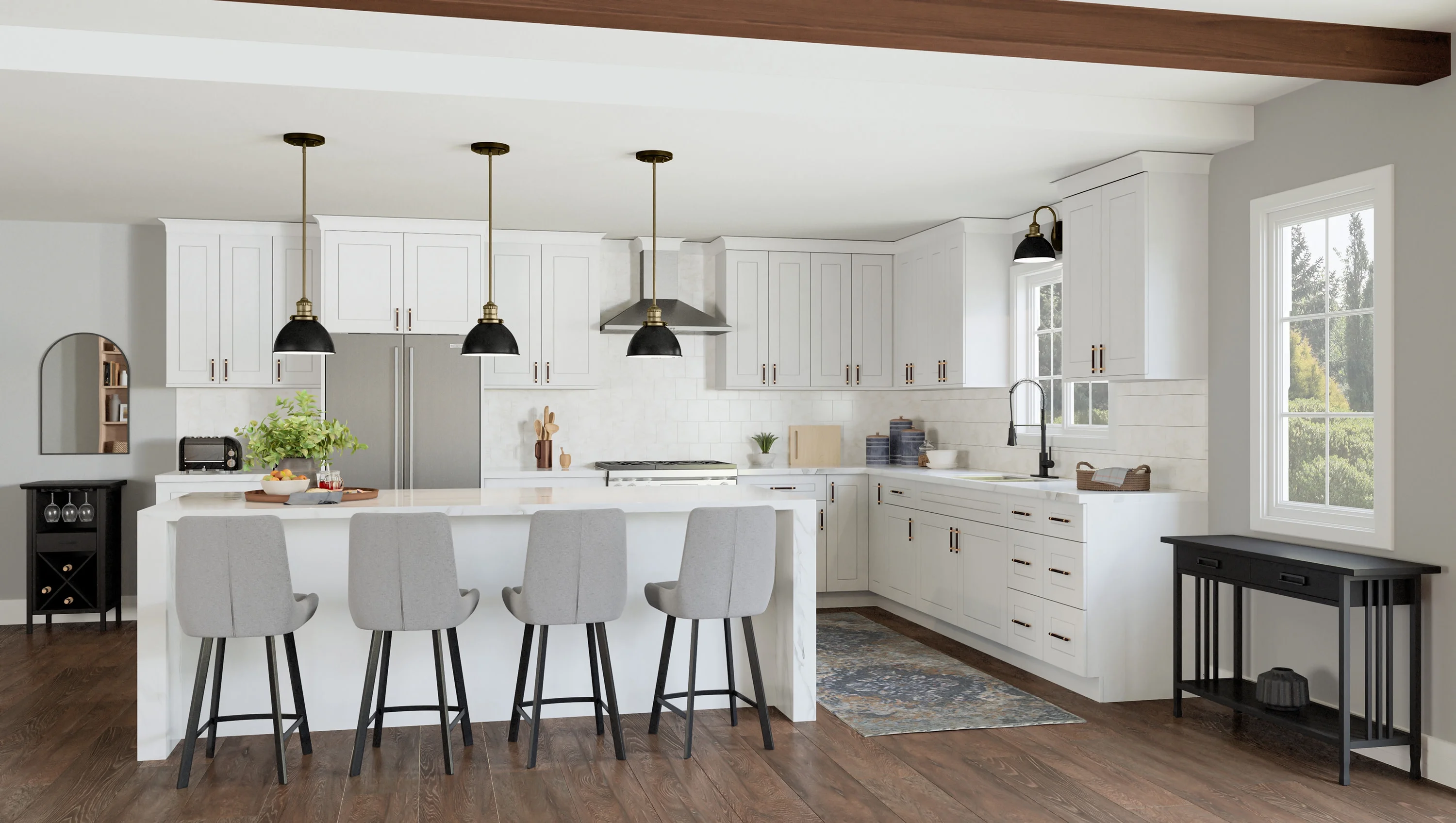 Design House Brookings Ready to Assemble Shaker Style Wall Kitchen Cabinet (15