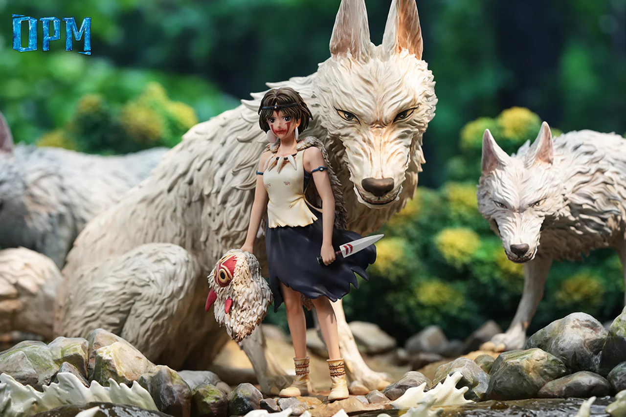 Studio Ghibli - Princess Mononoke | Resin Statue | by OPM Studio