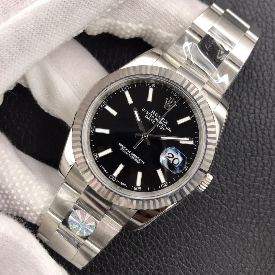 Rolex Watch DATEJUST 41MM STAINLESS STEEL BLACK DIAL