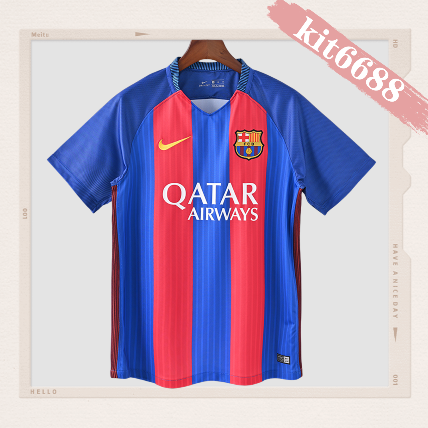 2016/2017 Barcelona Home Retro Football Shirt