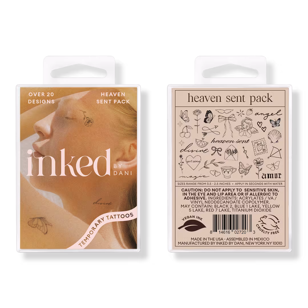 Inked by Dani  Heaven Sent Temporary Tattoo Pack