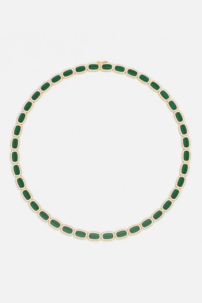Choker in Malachite