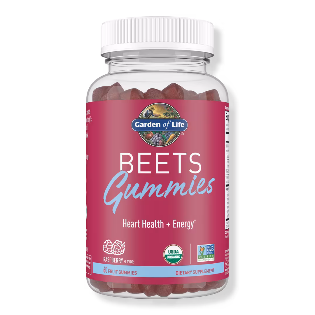 Garden of Life  Organic Beets Gummies Raspberry Flavored