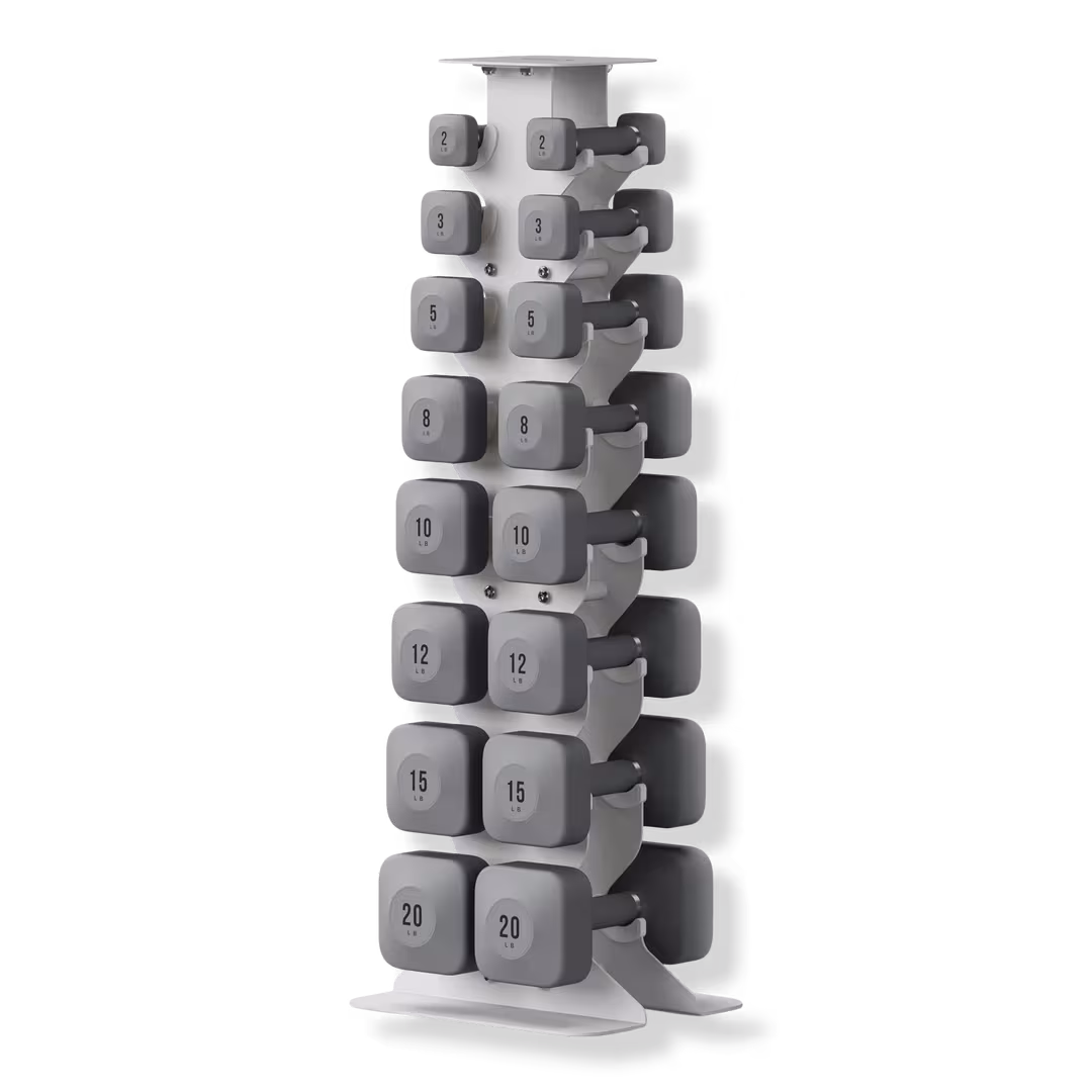 WeGym  ProGrip Dumbbells Lower Set with Light Rack