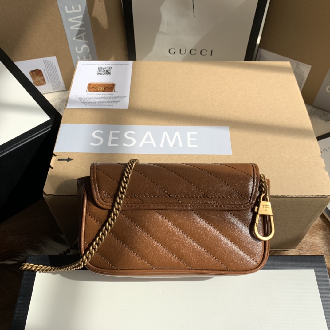 Gucci GG Marmont python super mini bag 476433