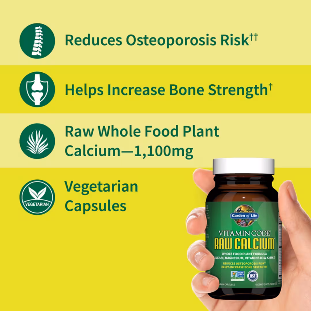 Garden of Life  Vitamin Code Raw Calcium Capsules