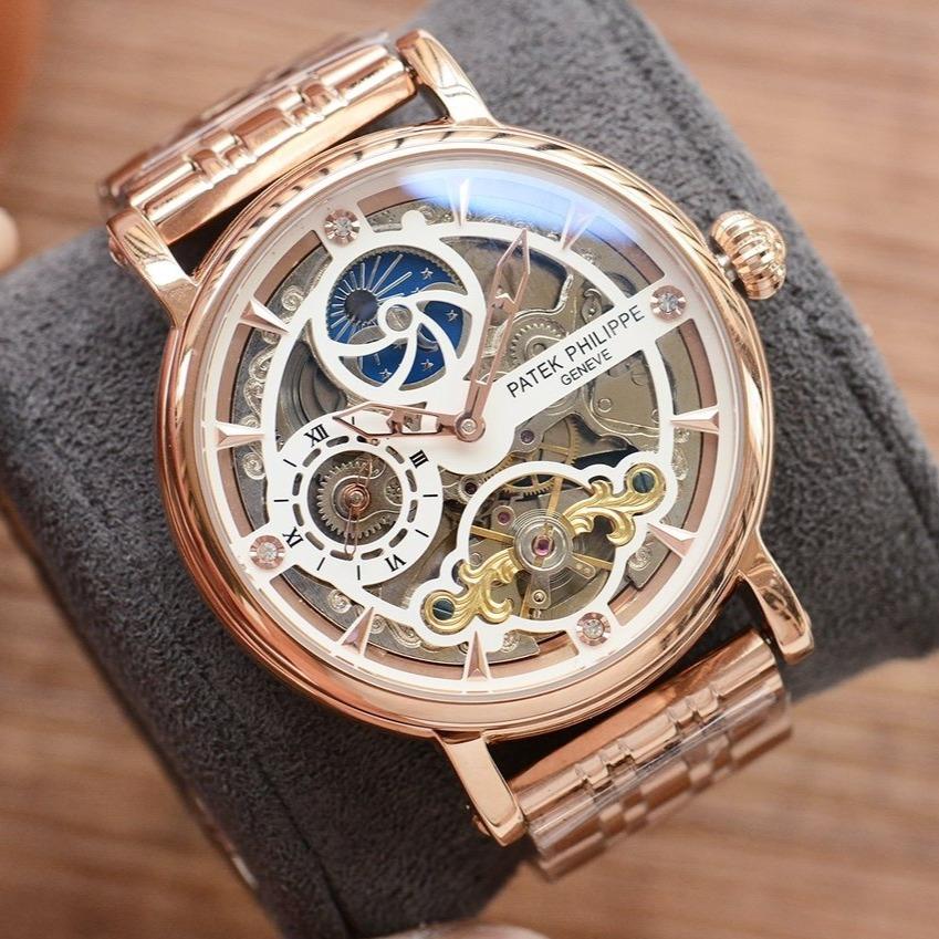 PATEK Watch COMPLICATION 40 MOONPHASE SKELETON DIAL Watch