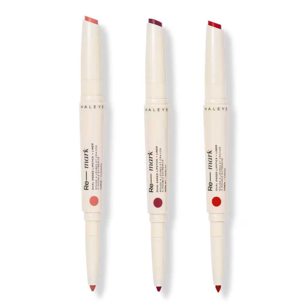HALEYS Beauty  Re-mark 3-Piece Lipstick & Lip Liner Set