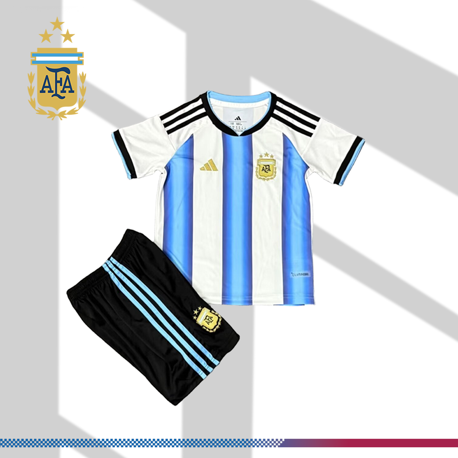 2026 Argentina Home Football Shirt (Adult Kids Kit socks)