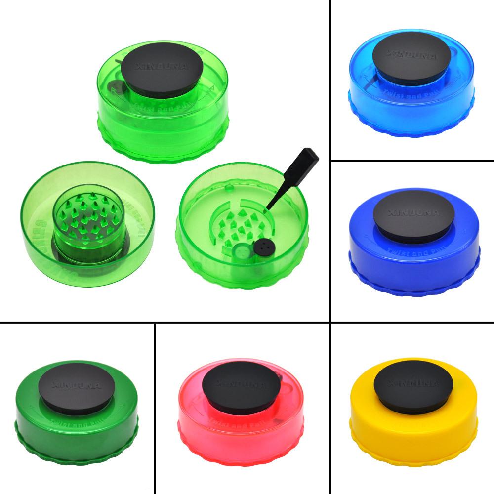Mini Plastic Weed Grinder 2 Layer