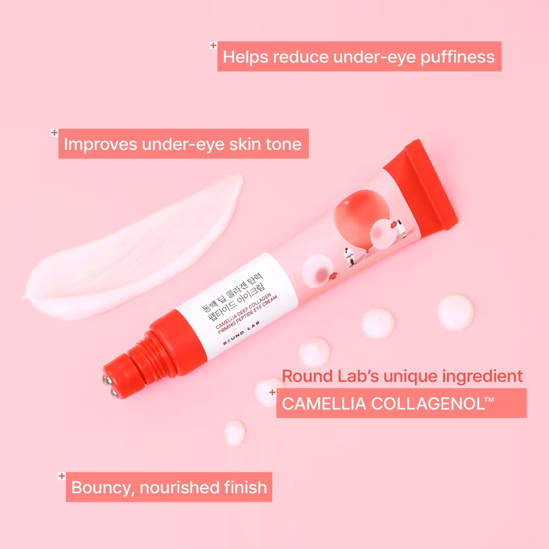 ROUND LAB  Camellia Deep Collagen Firming Peptide Eye Cream