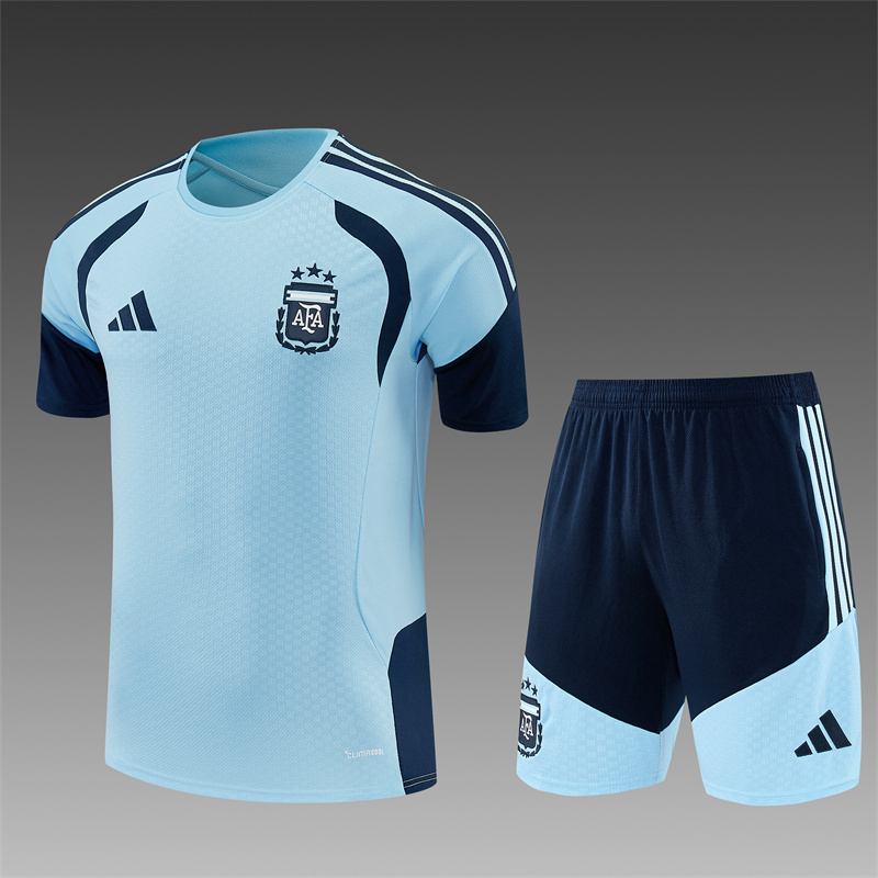 2026-2027 Argentina Adult/Kids Training clothes short sleeves shorts