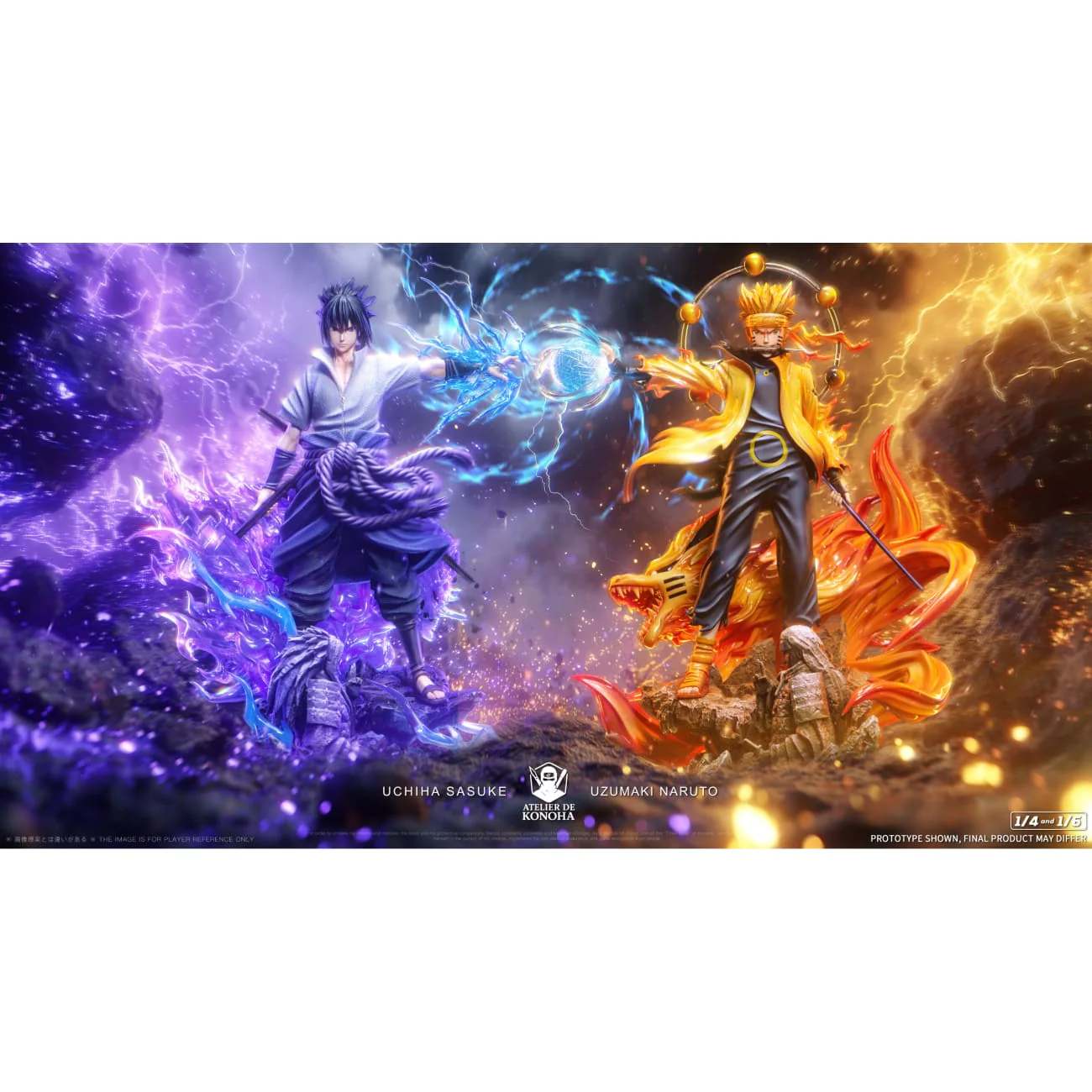 Atelier De Konoha Studio - Uzumaki Naruto & Uchiha Sasuke [6 Variants]