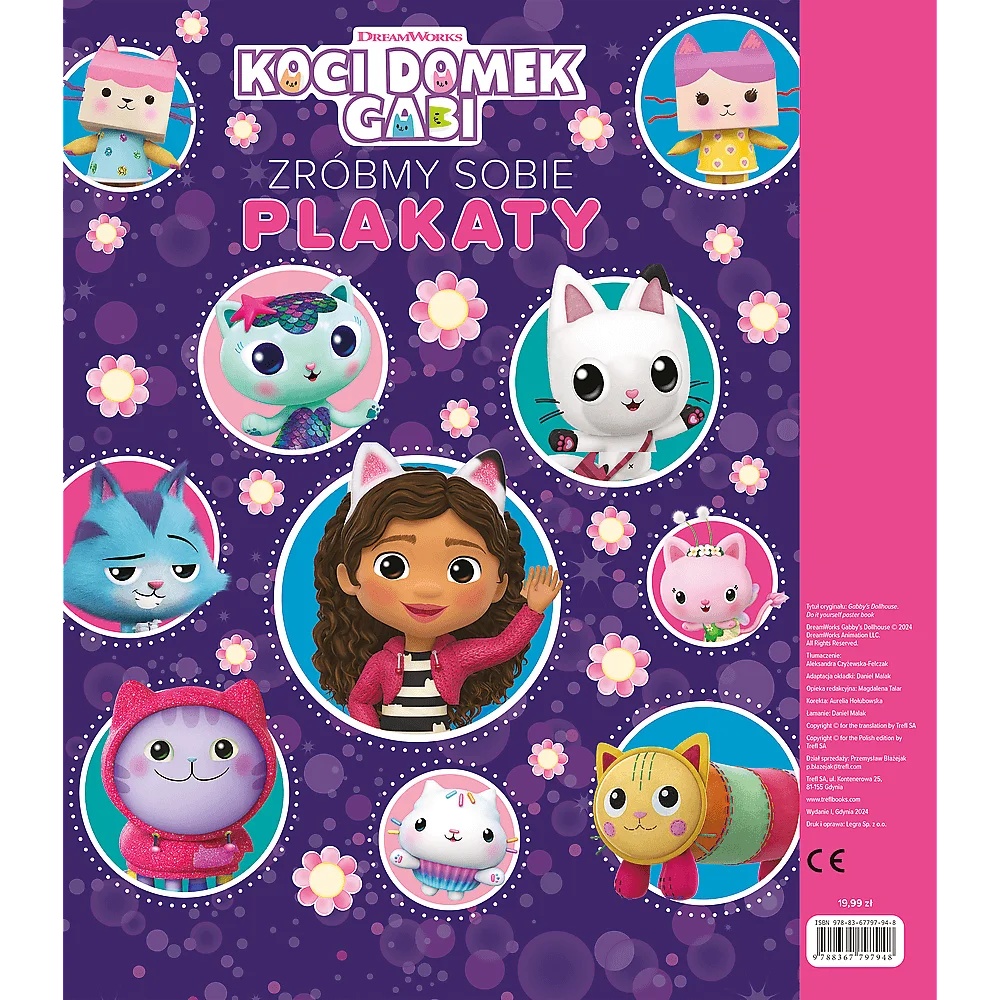 Książka Aktywizująca Koci Domek Gabi. Zróbmy Sobie Plakaty