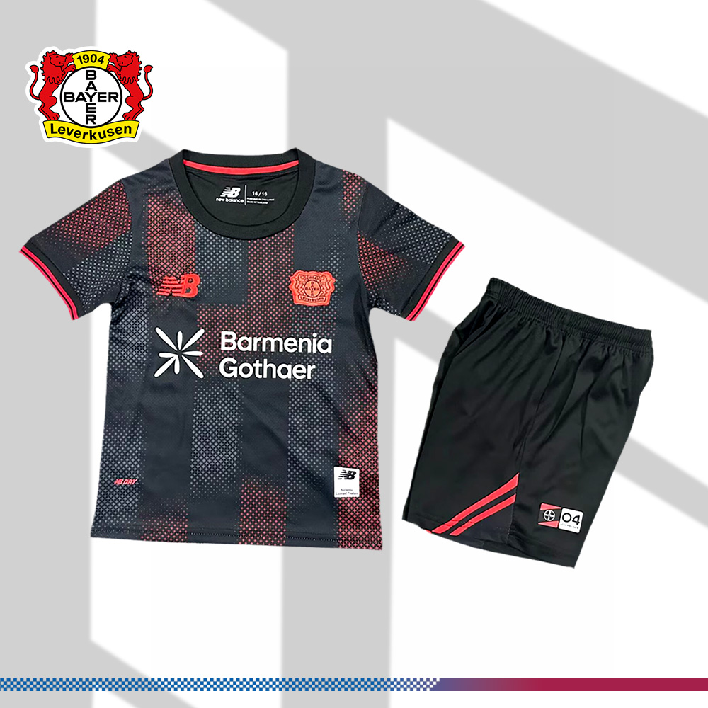 2025/2026 Leverkusen Home Football Shirt (Kids Kit socks)