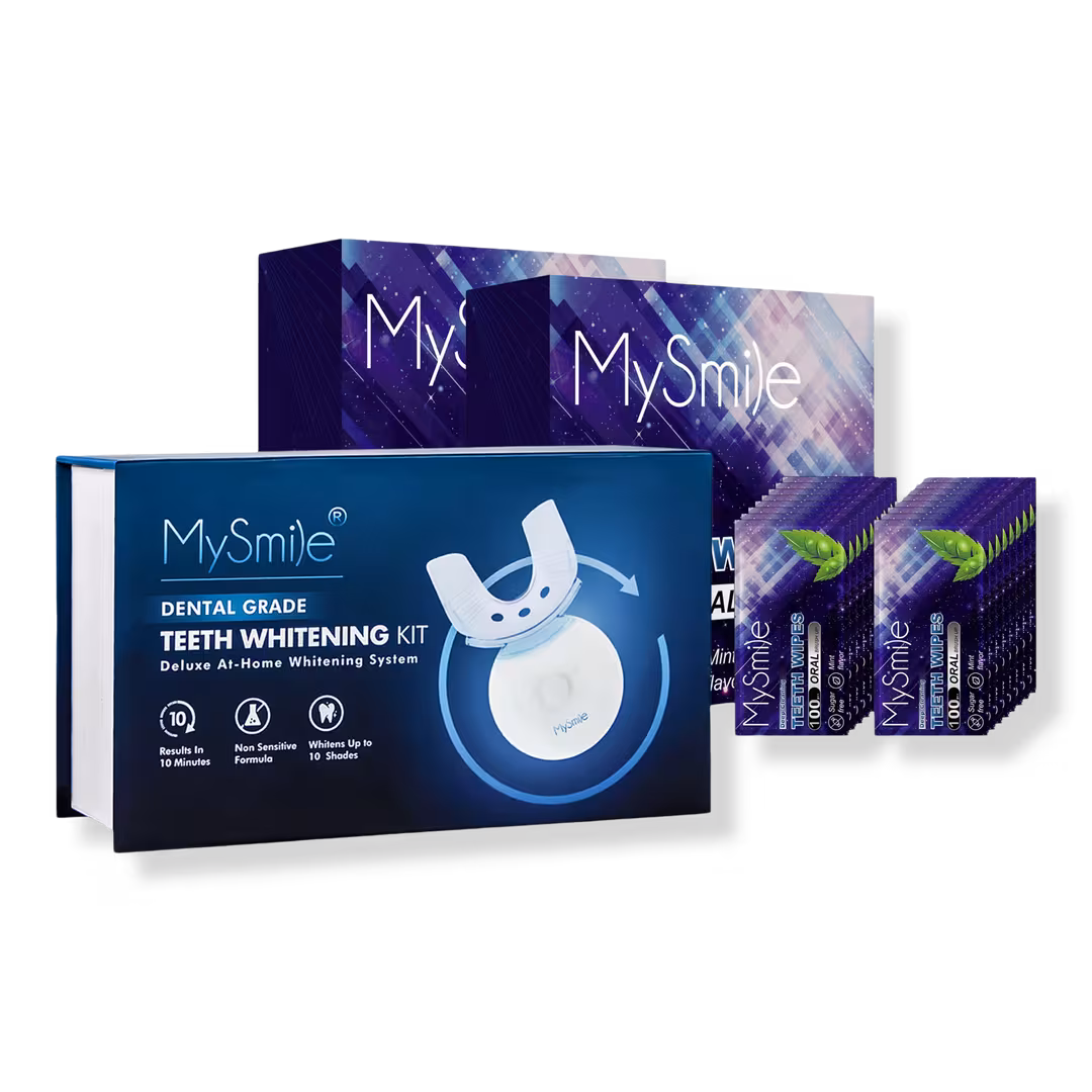 MySmile  Original Teeth Whitening Kit With Teeth Wipes Double Pack