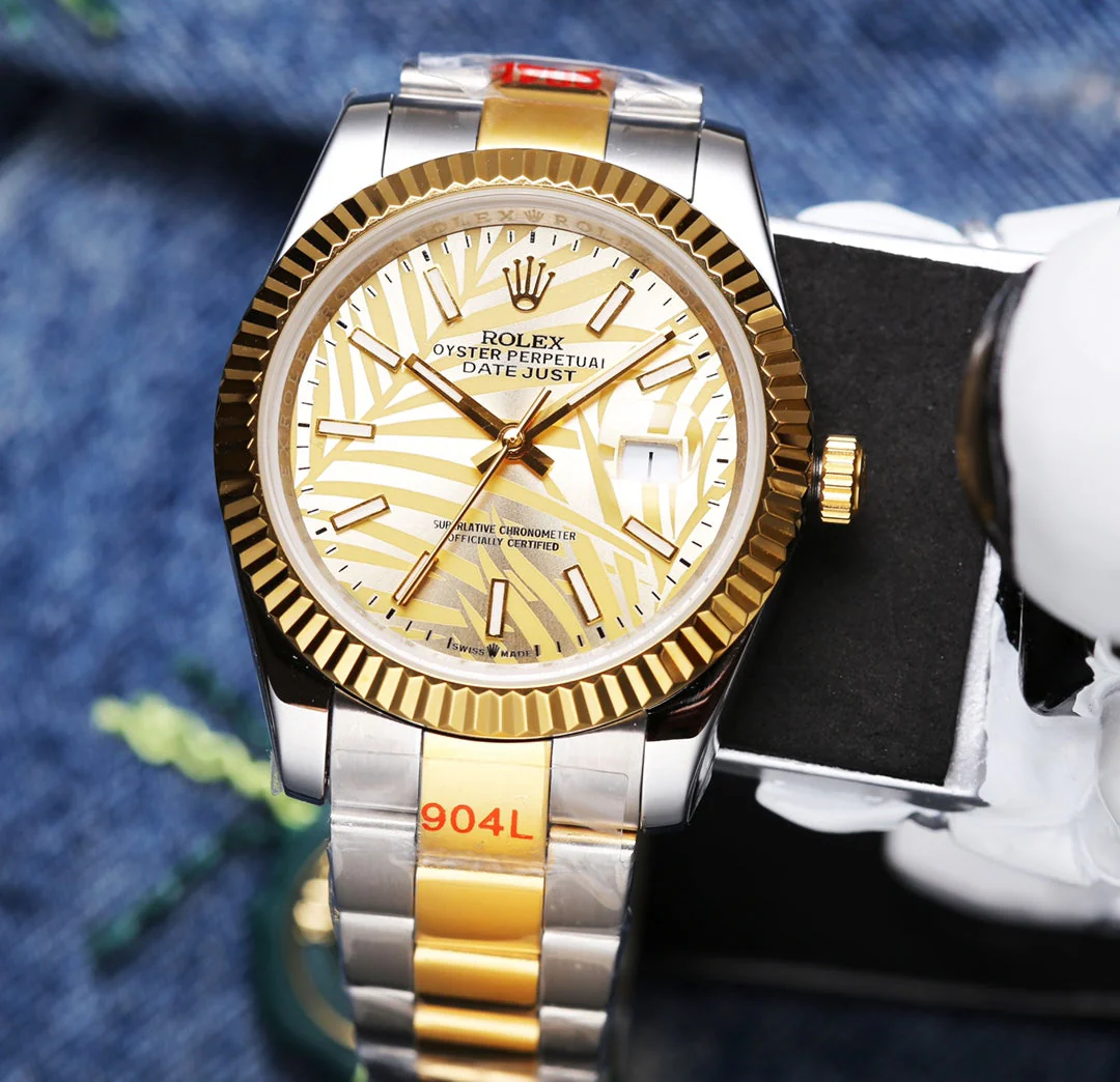 Rolex Watch Datejust 41mm Gold Silver