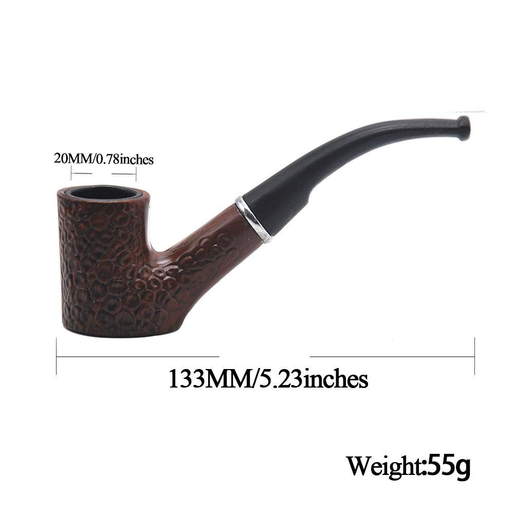 Flat Wooden Sherlock Pipe
