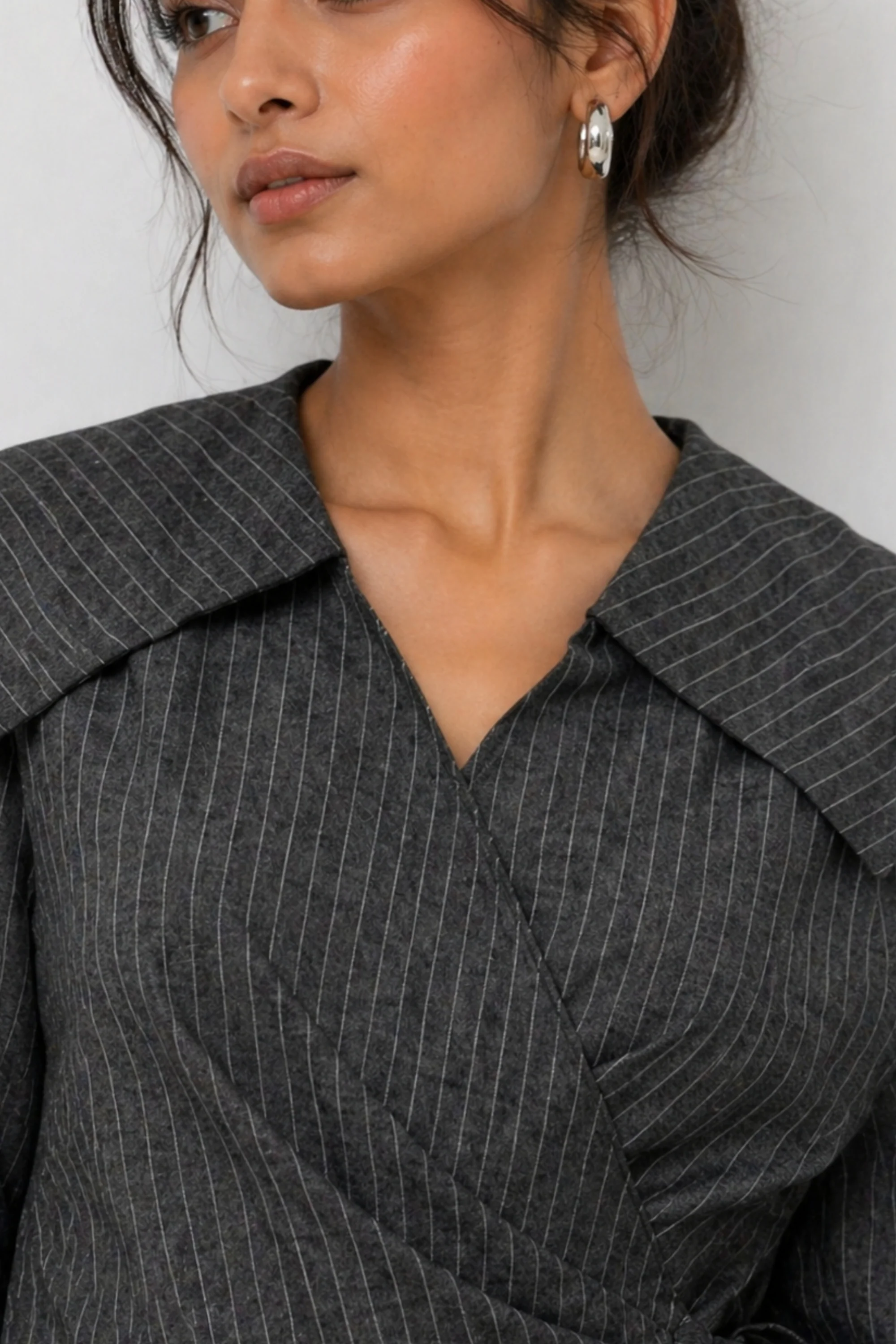 Tailored Wrap Knot Shirt