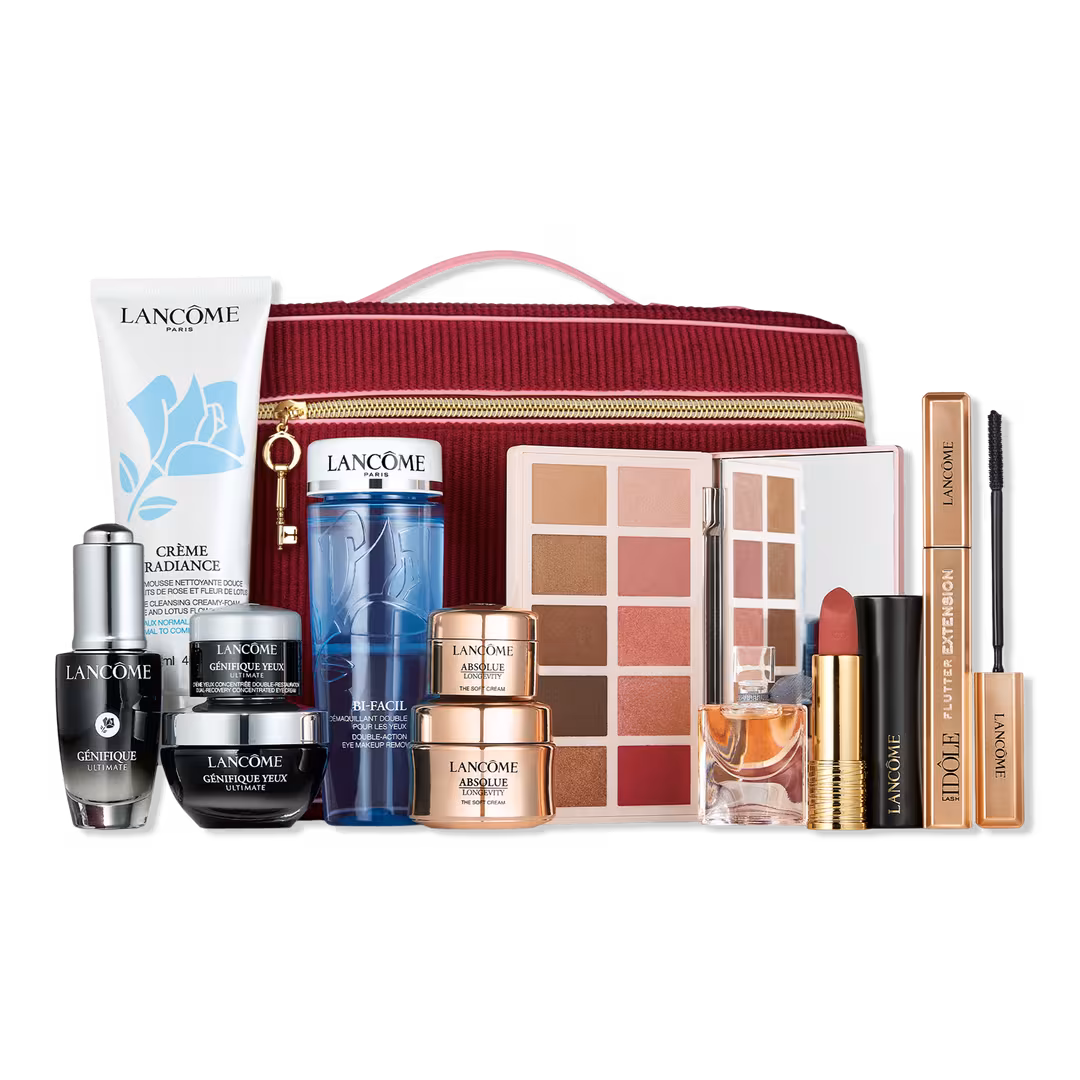 Lancôme  Holiday 2026 11 Piece Beauty Box for $89 with any Lancome Purchase ($616 Value)
