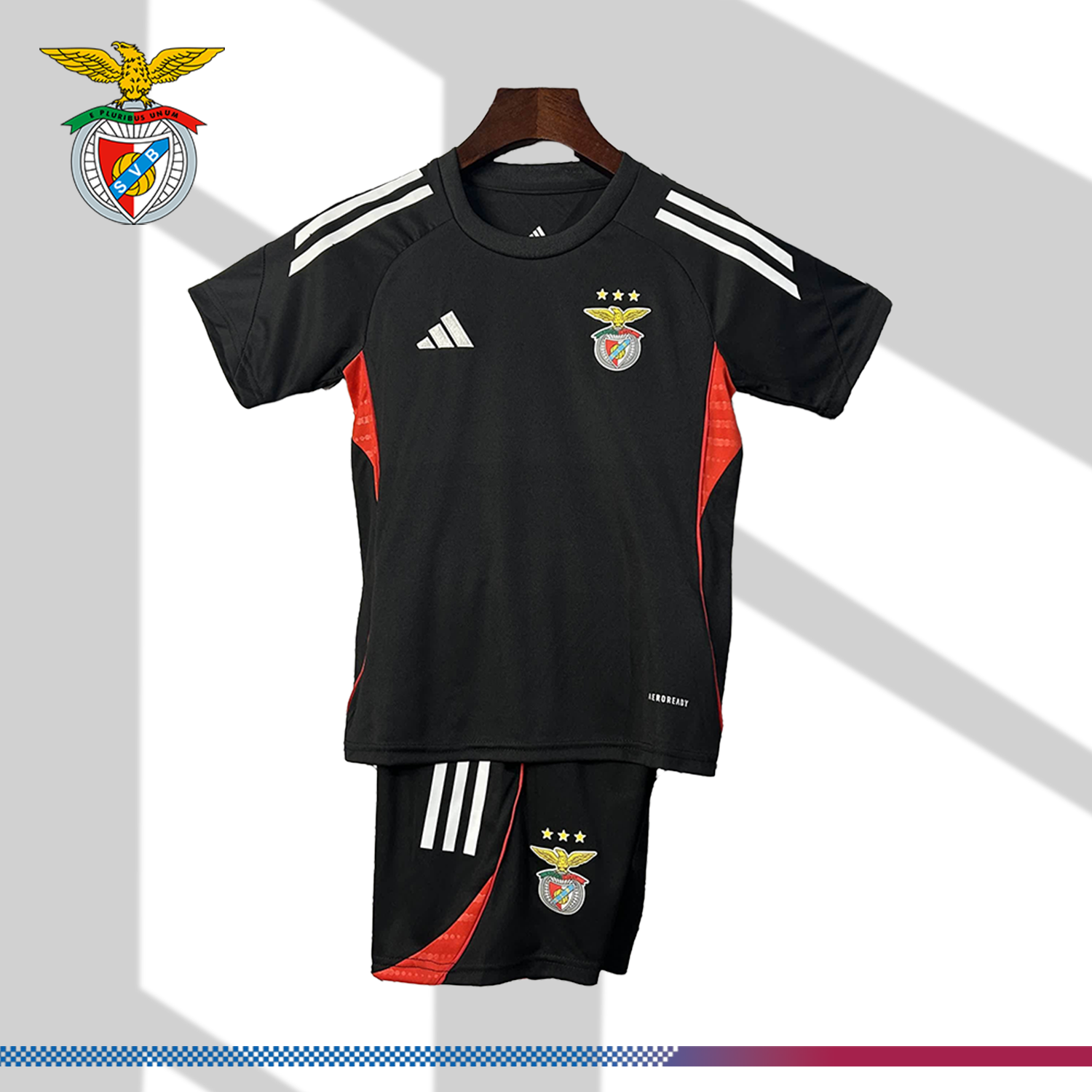 2025/2026 Benfica Football Club Pre-match Training Football Shirt（Kids Kit socks）