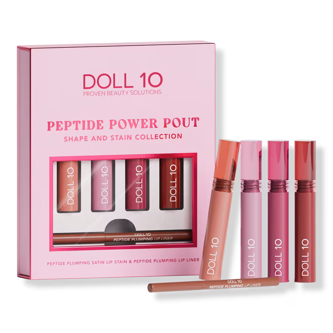 Doll 10  Peptide Power Pout Shape and Stain 5-Piece Collection